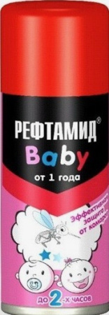 Акарицид- репеллент Рефтамид® Baby от клещей и комаров 100мл 					 купить