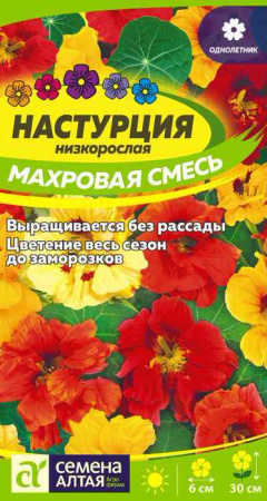 Настурция низкорослая Махровая Смесь   купить